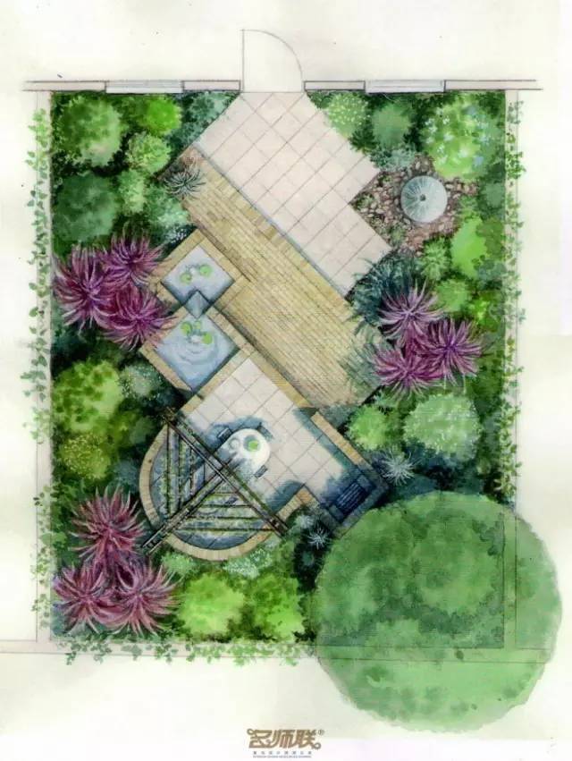 园林平面图 腾讯网