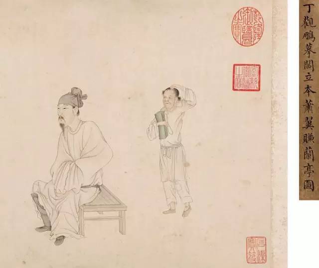 他还找了四个专门拓书的工匠,分别是赵模,韩道政,冯承素,诸葛贞,来做