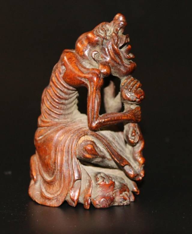 美爆了!竹根雕包浆玉化!