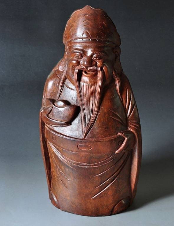 美爆了!竹根雕包浆玉化!