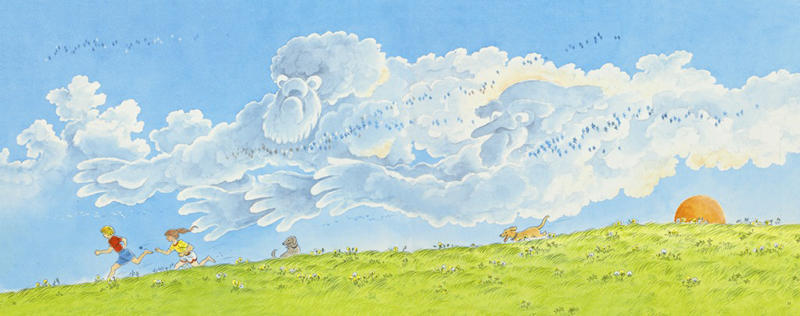 夏天的天空绘本