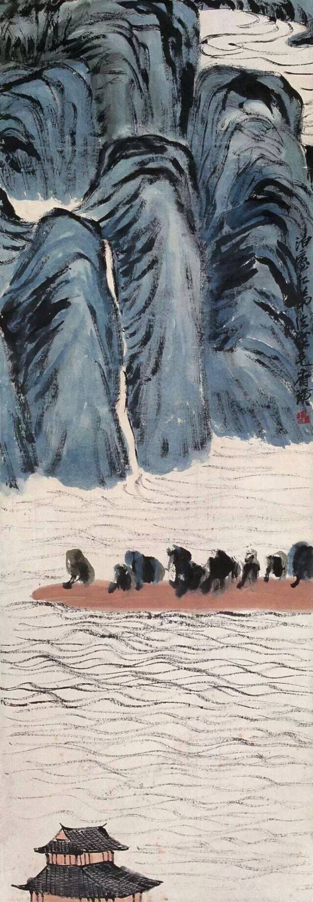 齐白石|齊白石詩意山水畫