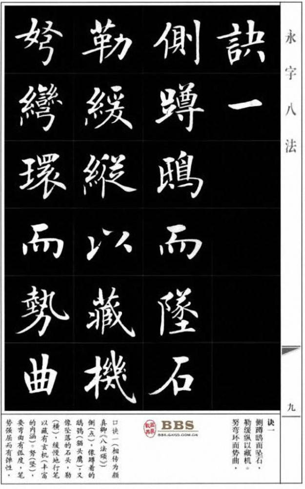 房弘毅楷書永字八法你覺得怎麼樣