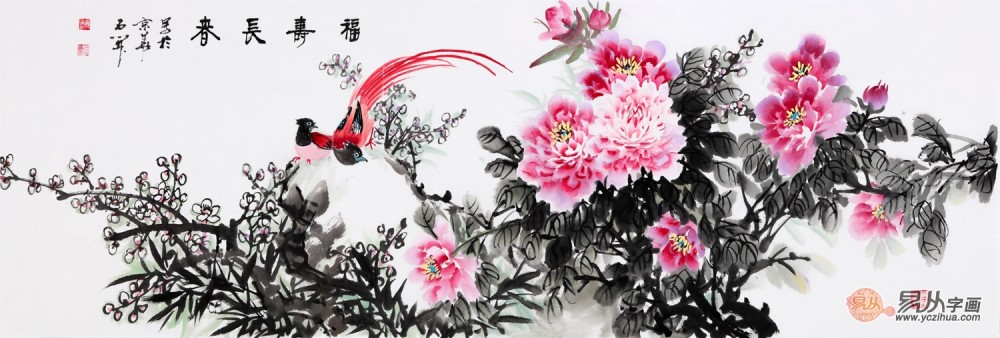 花鸟画|家里的墙上挂字画 百搭好看的手绘花鸟画来一波