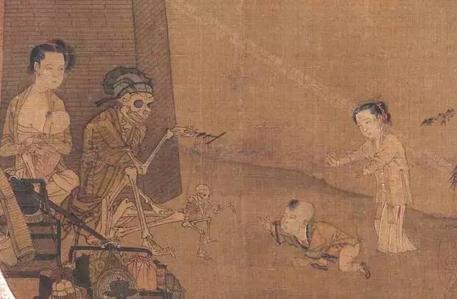 南宋画 岸浪柳渓 春江獨釣 絹本 肉筆 掛軸