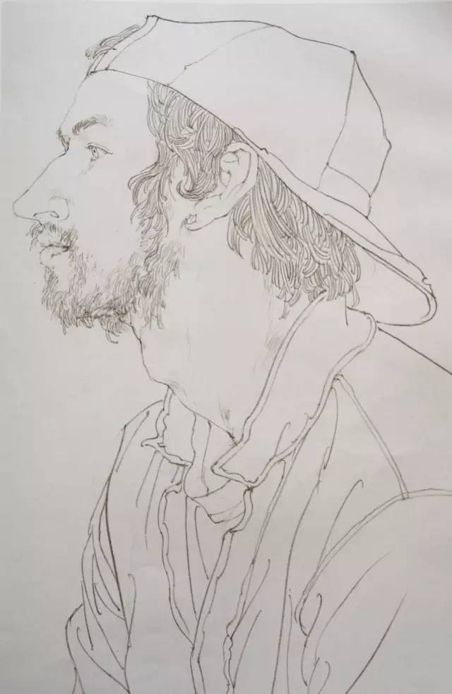 国美与央美67教授的线性素描作品
