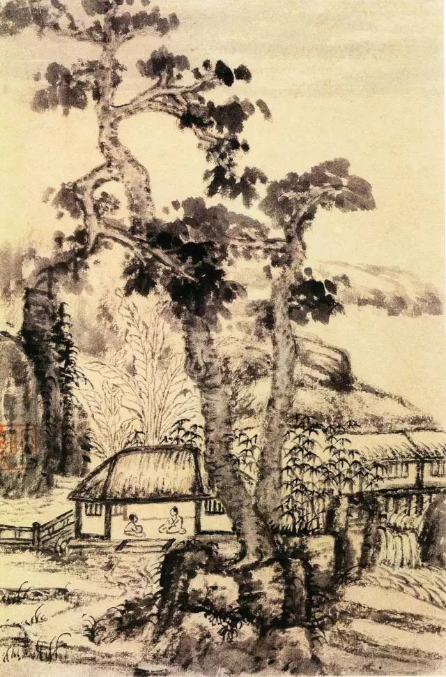 髡残|看髡残的画，就像吃了一杯龙井茶