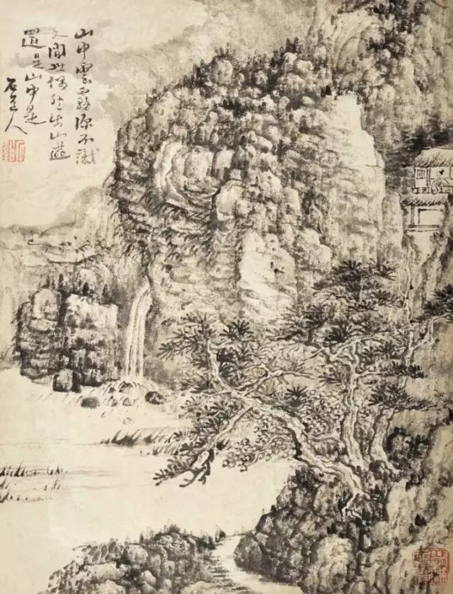 髡残|看髡残的画，就像吃了一杯龙井茶