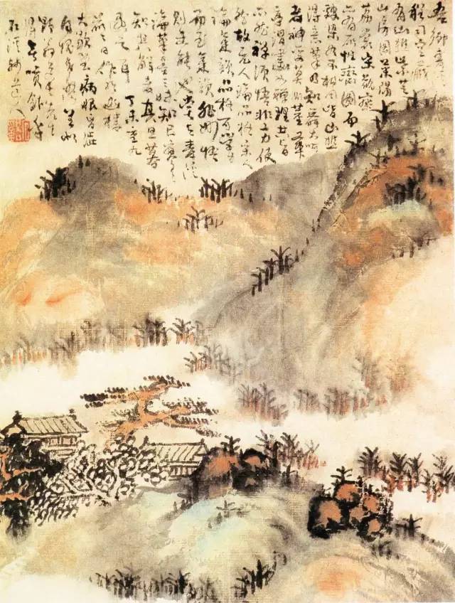 髡残|看髡残的画，就像吃了一杯龙井茶