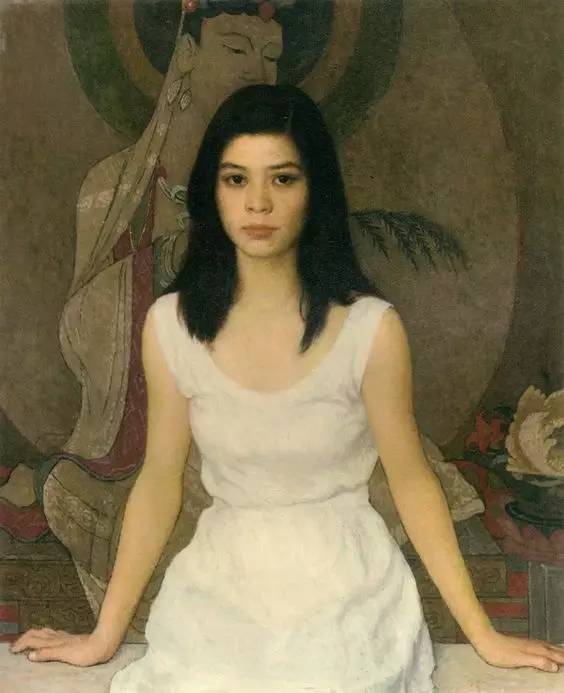 油画|他把东方少女之美画到了极致！