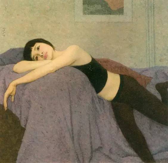 油画|他把东方少女之美画到了极致！