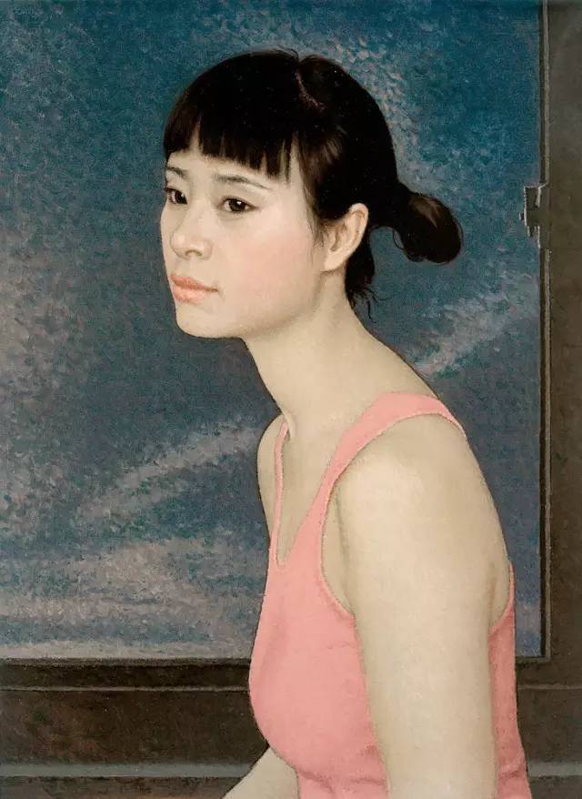 油画|他把东方少女之美画到了极致！