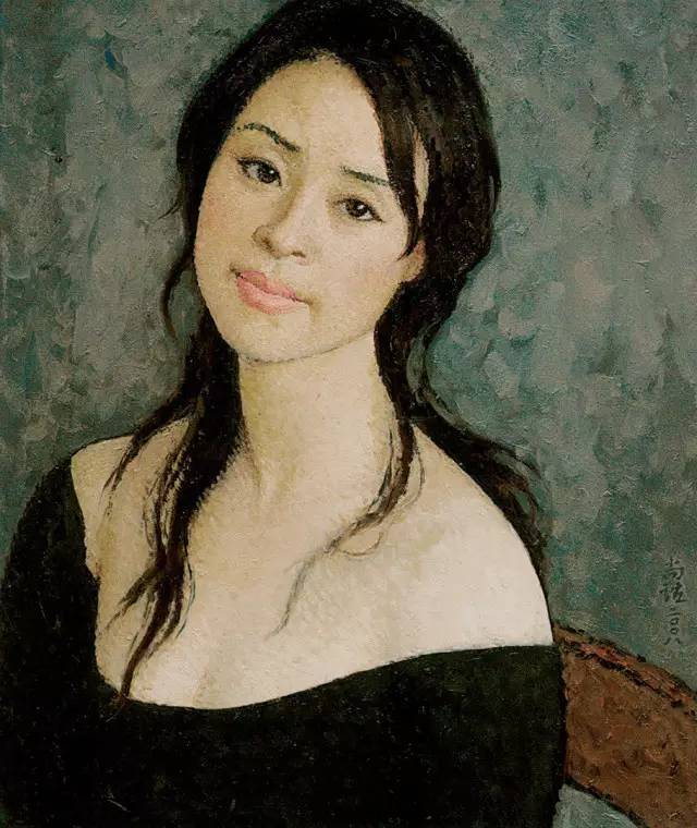 油画|他把东方少女之美画到了极致！