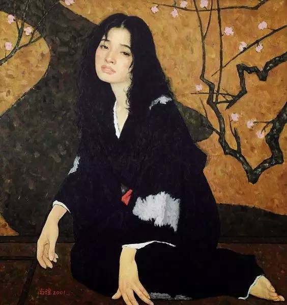 油画|他把东方少女之美画到了极致！