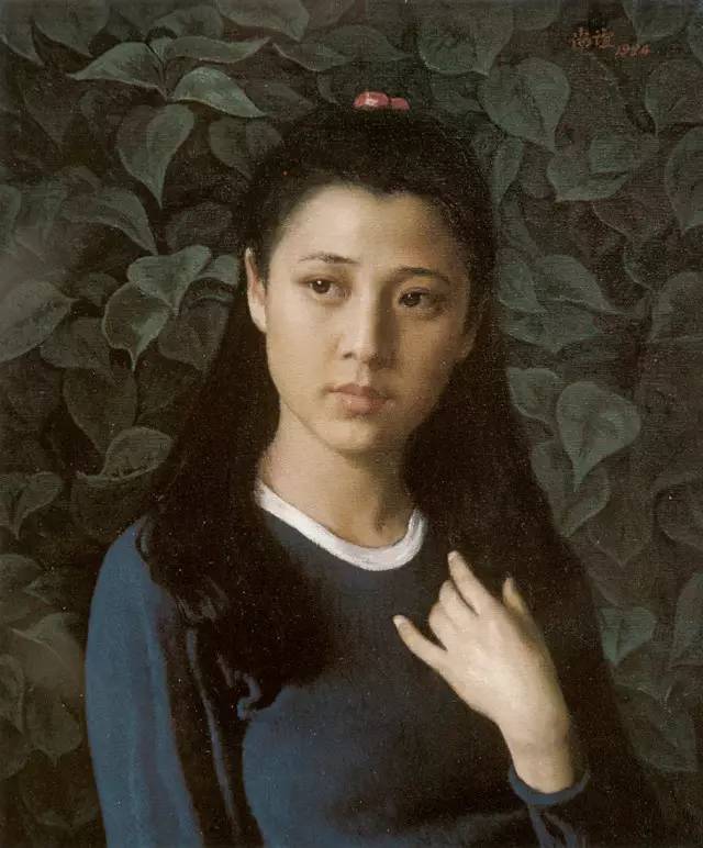 油画|他把东方少女之美画到了极致！