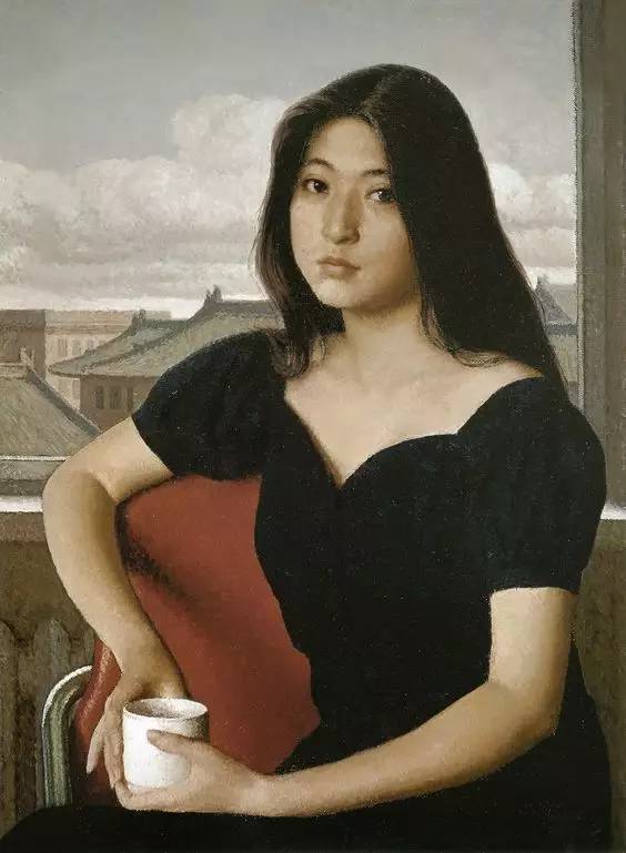 油画|他把东方少女之美画到了极致！