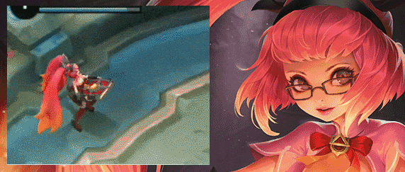 后羿死亡的动作和妲己很像,虽然大部分英雄都是这样,但是后羿明显有一