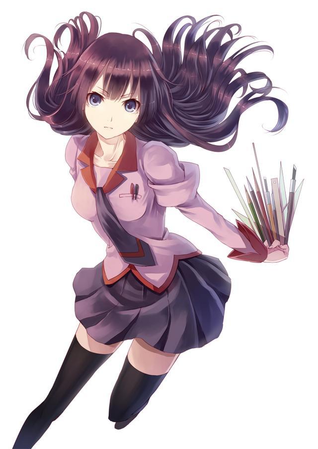 盘点动漫中的紫发美少女|物语系列|战场原黑仪|枝垂萤|少女|茅原实里