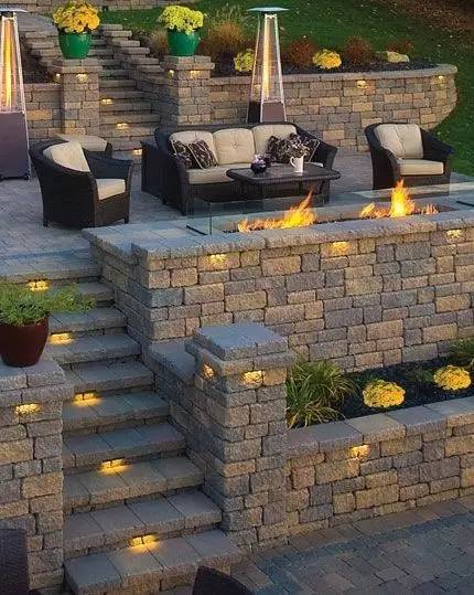 花园景观坡地造景