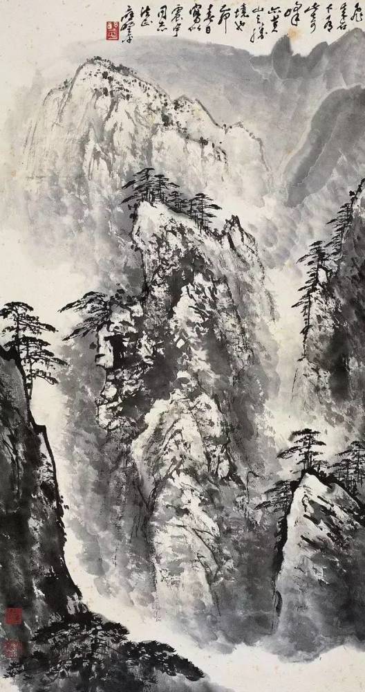 应野平|他的山水画笔墨苍润拙朴，连日本人都赞他：“中国山水画家第一人”！