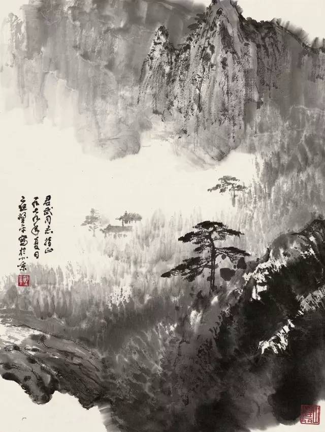 应野平|他的山水画笔墨苍润拙朴，连日本人都赞他：“中国山水画家第一人”！
