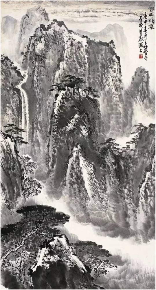 应野平|他的山水画笔墨苍润拙朴，连日本人都赞他：“中国山水画家第一人”！
