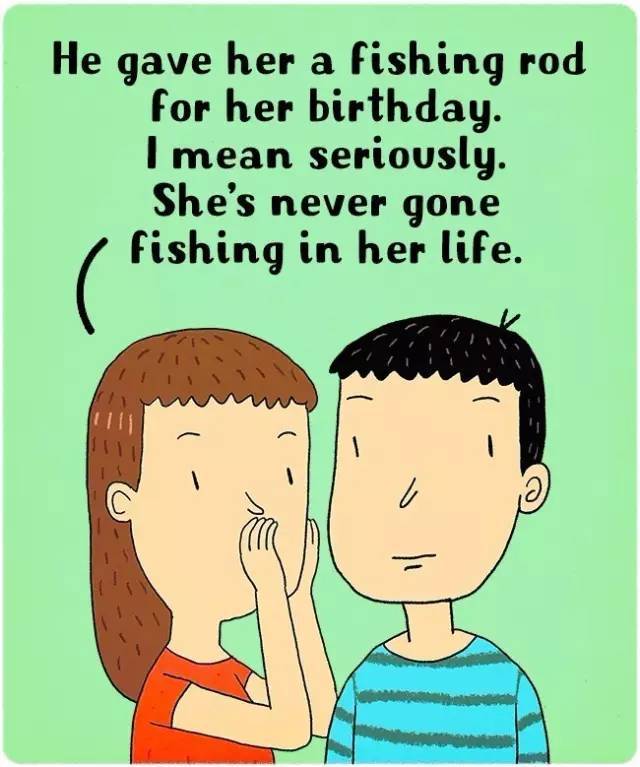 超萌英文漫画情侣之间的几个小秘密你有没有被戳中