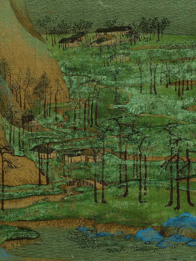 千里江山图|中国古画里的“细节控”，带孩子看一百遍都不够！