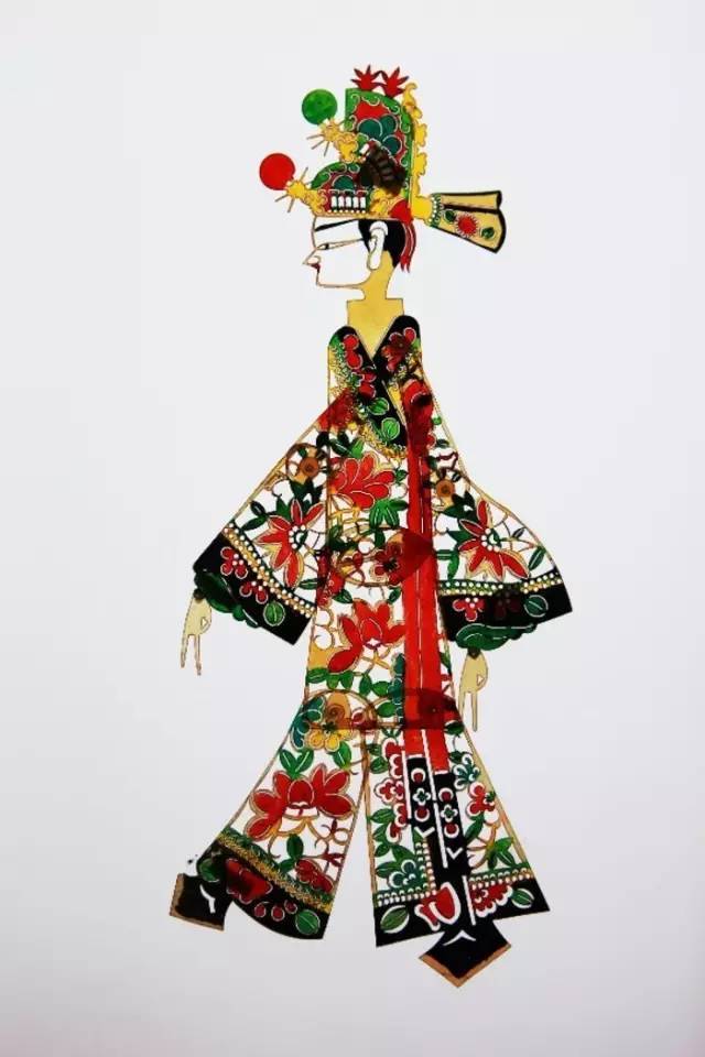 皮影戏浮动于光影之间的美