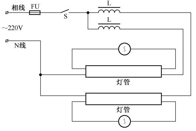 荧光灯节能电子镇流器电路(之二)33,探照灯,红外线灯,碘钨灯,钠灯接线