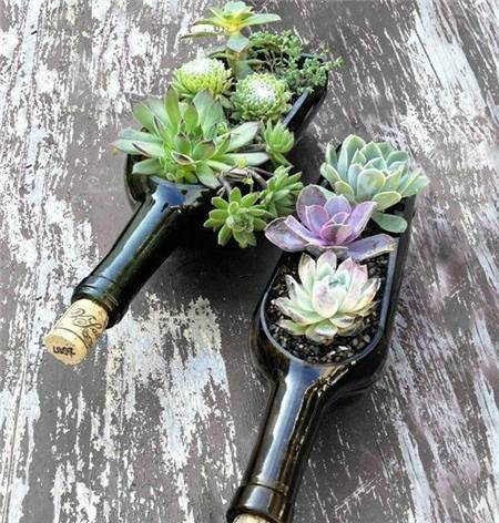 喝完的红酒瓶子有妙用,转眼变成高大上的装饰品!