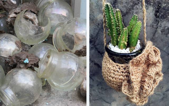 旧物改造花盆君～旧物改造的花盆比买来的还美!_腾讯新闻