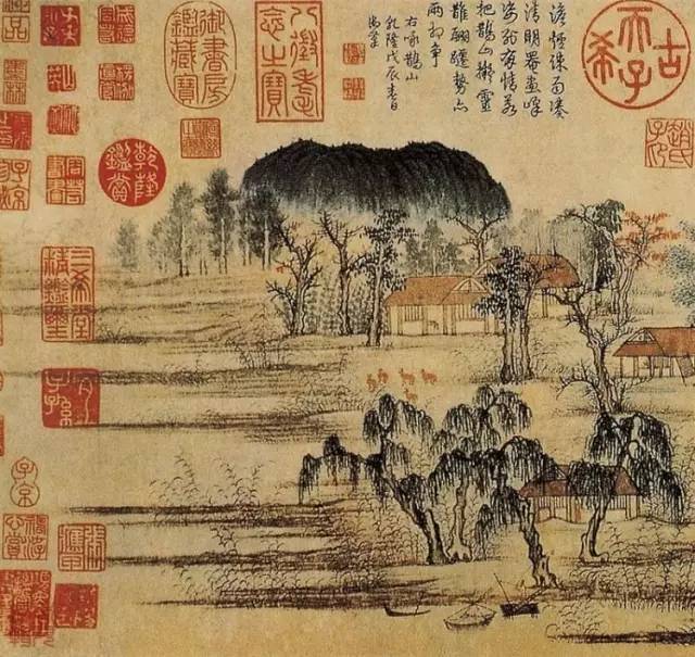 山水画|最好的元代山水画，一定有他们