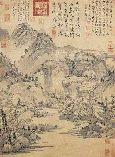 山水画|最好的元代山水画，一定有他们