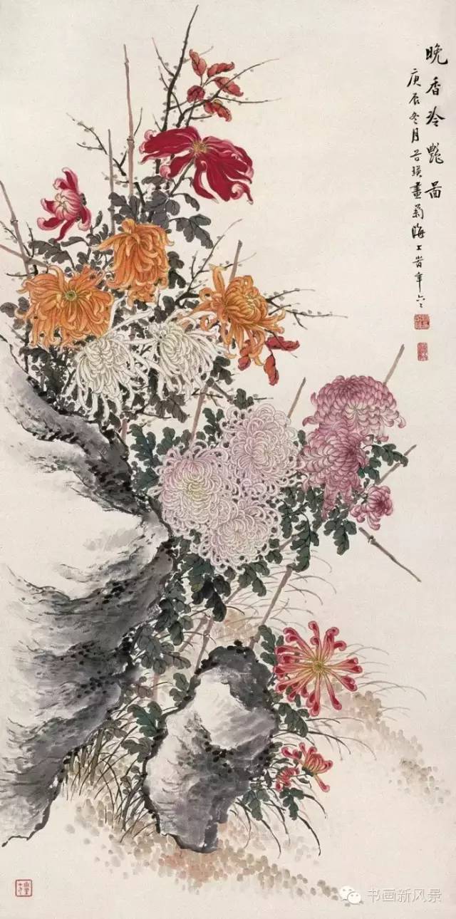 谢公展|寒露，菊花黄，赏三大名家画菊！