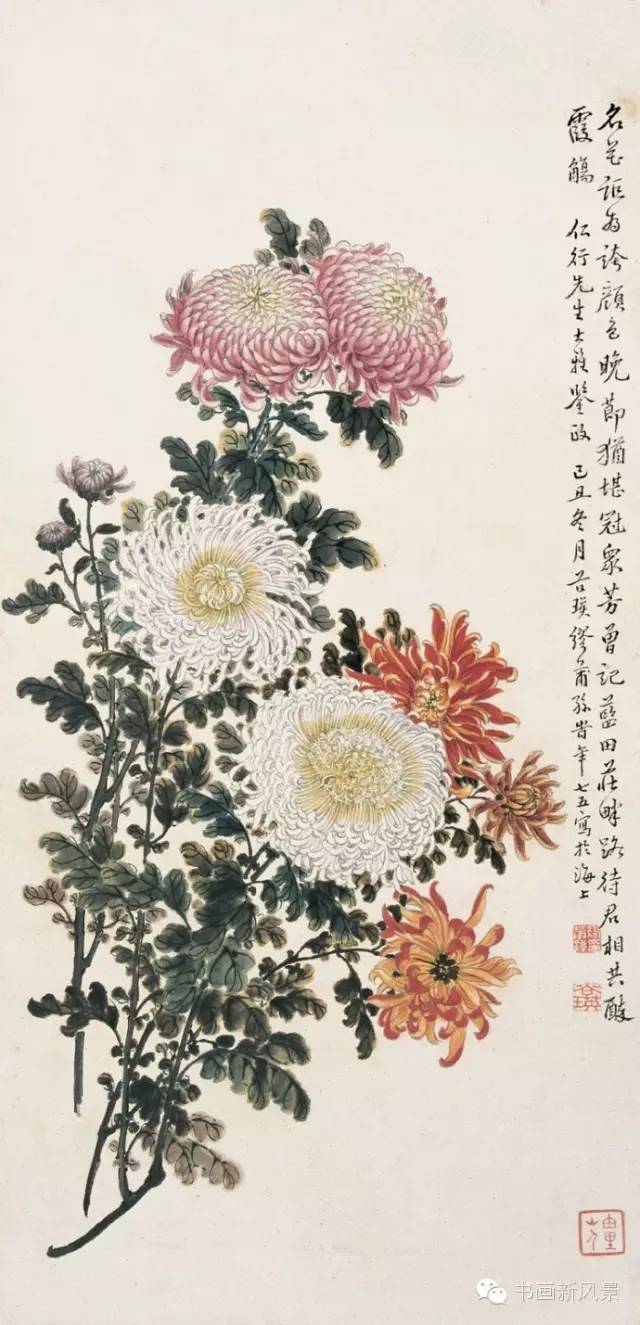 谢公展|寒露，菊花黄，赏三大名家画菊！
