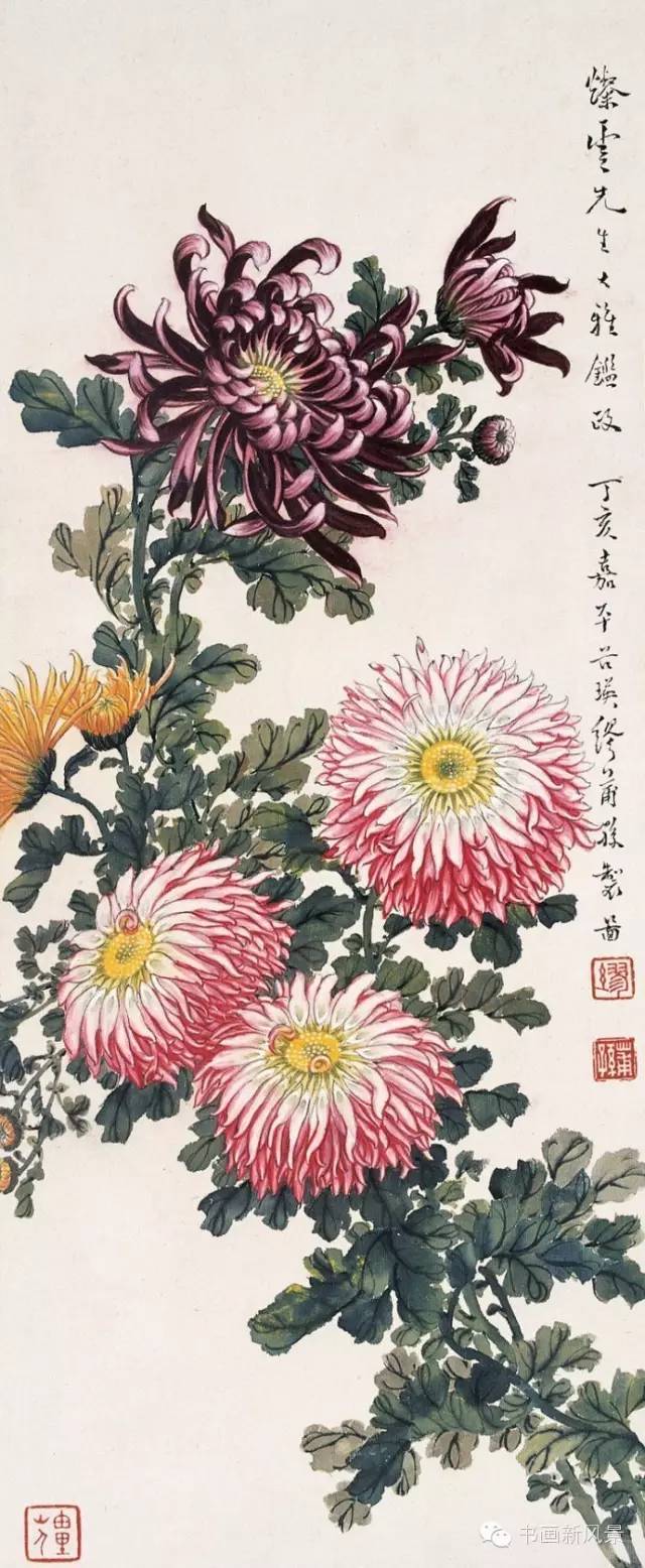谢公展|寒露，菊花黄，赏三大名家画菊！