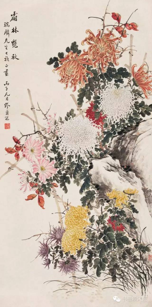 谢公展|寒露，菊花黄，赏三大名家画菊！