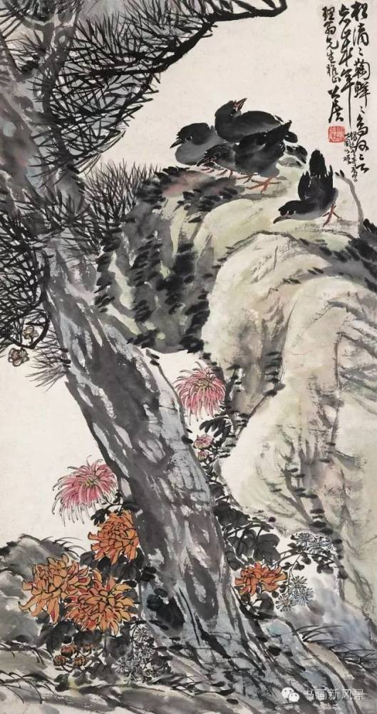 谢公展|寒露，菊花黄，赏三大名家画菊！