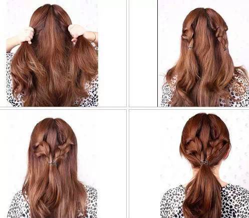 已经春天了就不要再披肩散发了这样扎回头率300