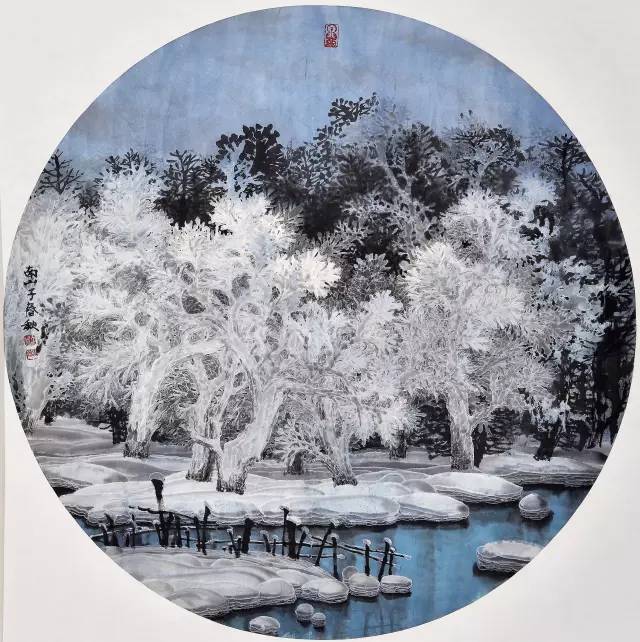 《江干晴雪》《秋溪暮雪》雪霁静泊《江南雪梦柳如烟》《又见炊烟》