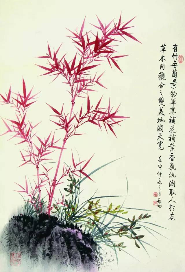 启功|启功画竹，风景独好！