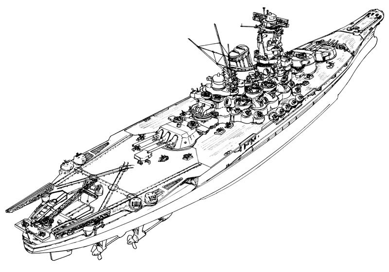详解二战日军大和级战列舰及其战史_腾讯新闻