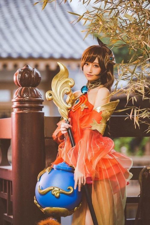 王者荣耀:妹子cos大乔,不知道又要祸害多少少年们的身体啊!