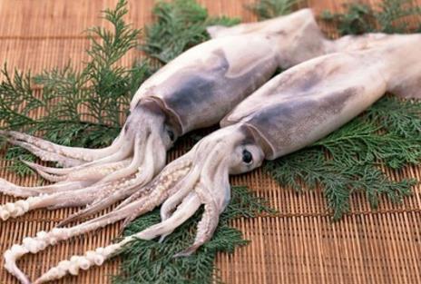 虽然这次妇女食用的是经过稍微川烫的鱿鱼,但它们的精囊仍然很强壮.