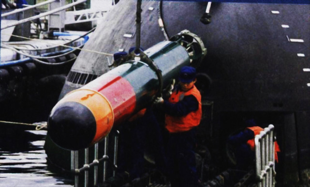 中国鱼10重型高速鱼雷首次公开或为世界第一种声学相控阵鱼雷