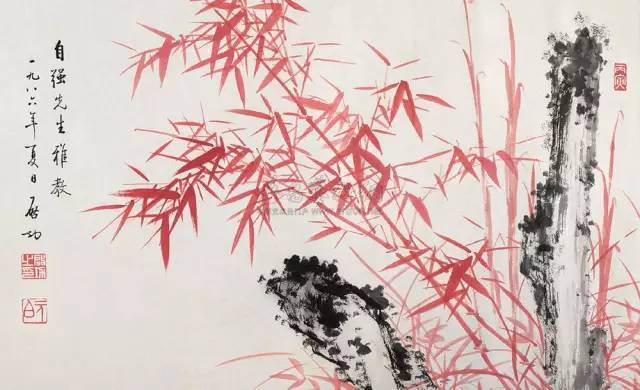 启功|启功画竹，风景独好！