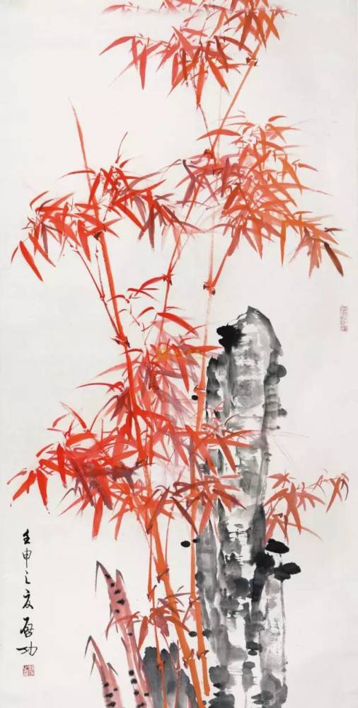 启功|启功画竹，风景独好！