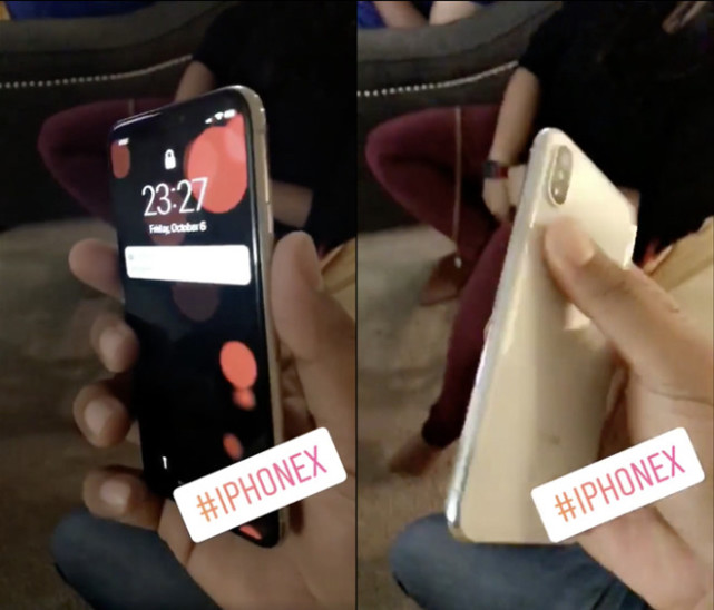 Iphone X实机曝光 具备全新动态锁屏壁纸