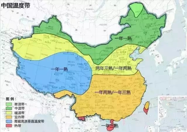 中国农业地图看看你的家乡适合发展哪种农业